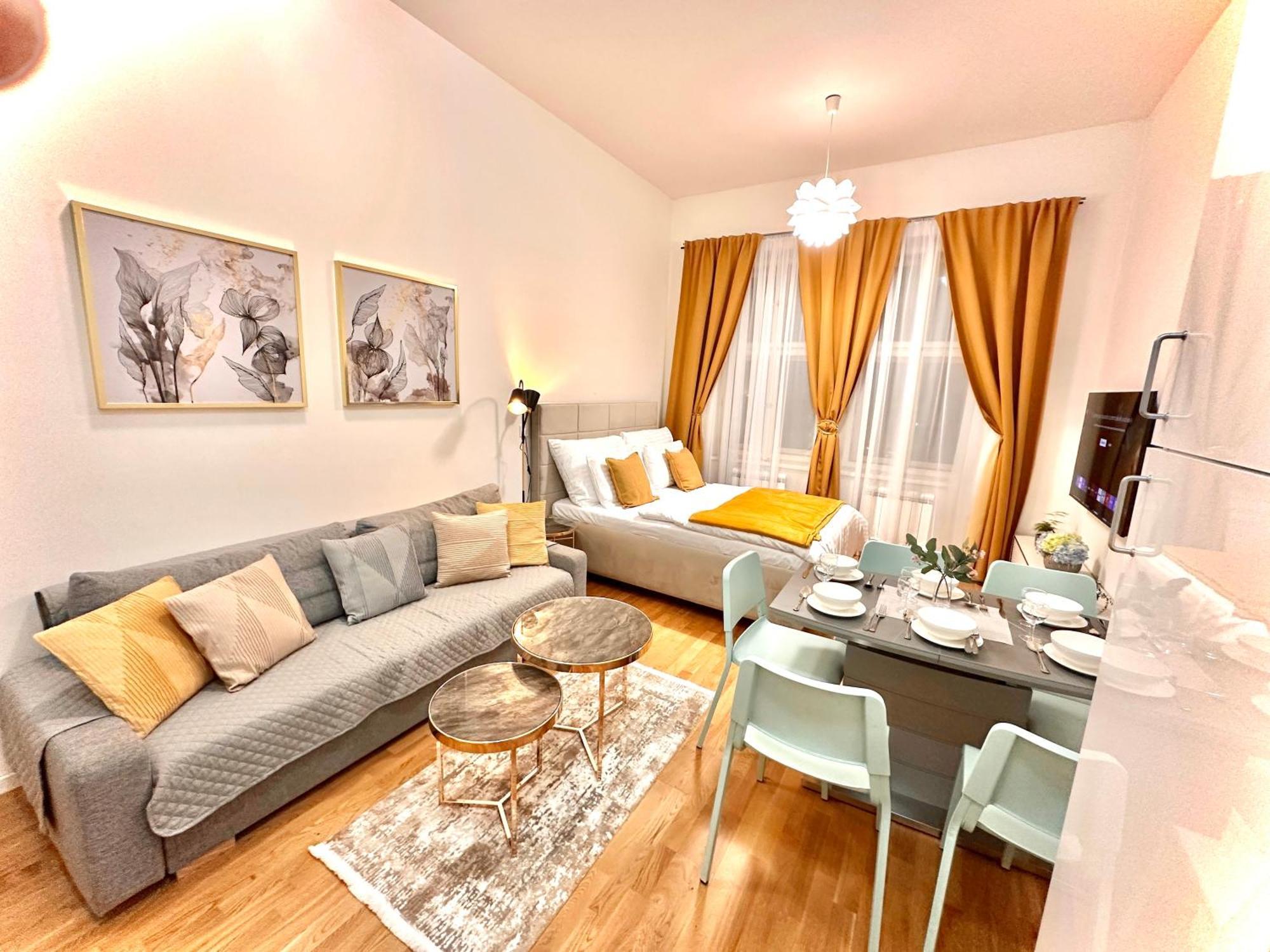 Apartment Modern 2 Bed-room In 1 With Stunning National Museum View Prag